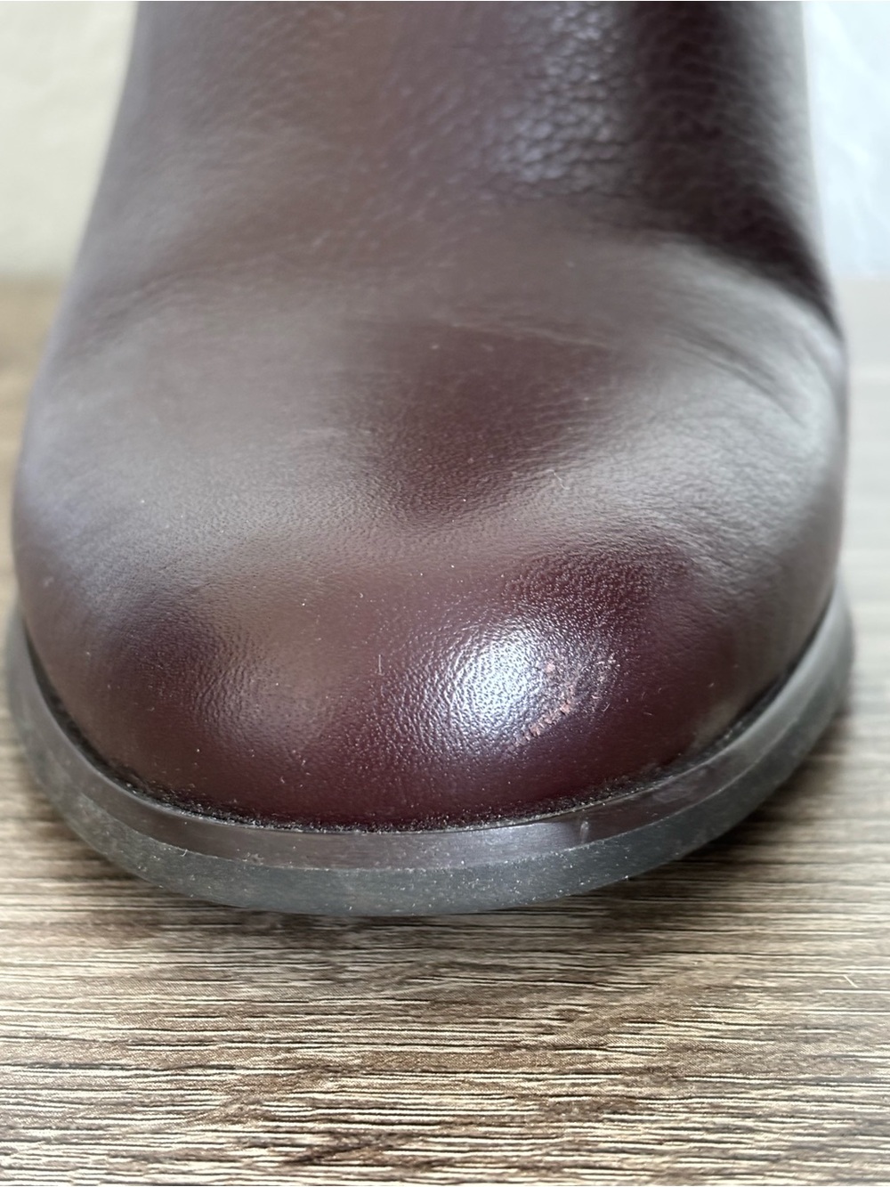 Michael Kors Women's Dark Brown Leather Block Heel Chelsea Boot - Picture 10 of 11